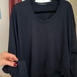 Alexander Wang Long Sleeve Top L-Xl like New dark blue